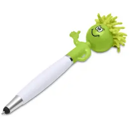 Altitude Moptopper Thumbs-Up Stylus Ball Pen & Screen Cleaner Lime